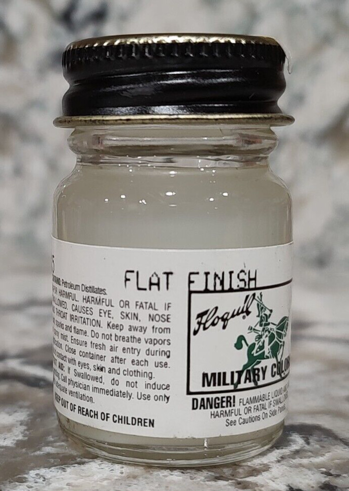 FLOQUIL ENAMEL MODEL HOBBY PAINT – MILITARY COLORS .5 oz OUNCE – FLAT FINISH