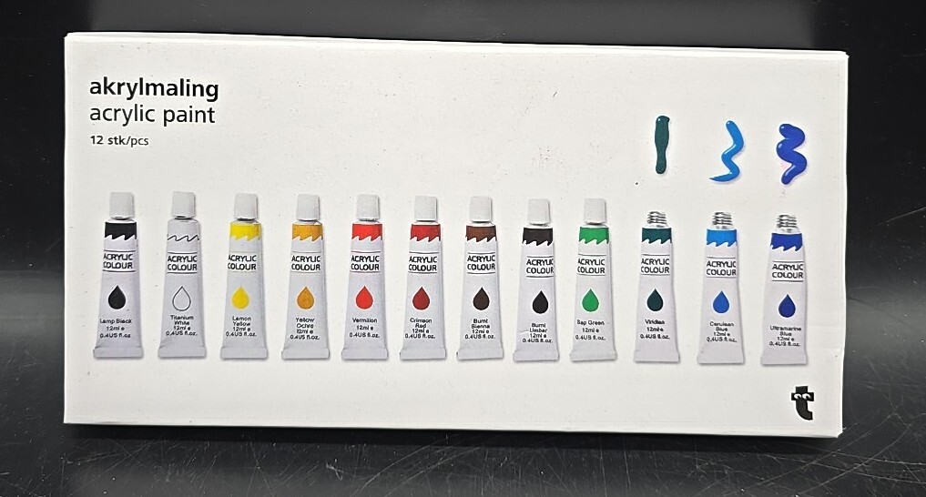 New Akrylmaling PAINT SET
