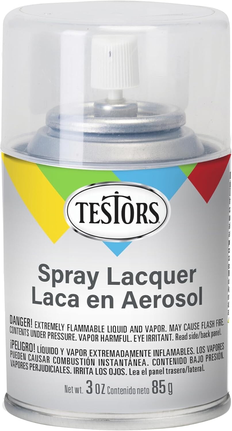 Testors Spray Lacquer 3oz Clear Matte Dullcote 1260T – 075611126005