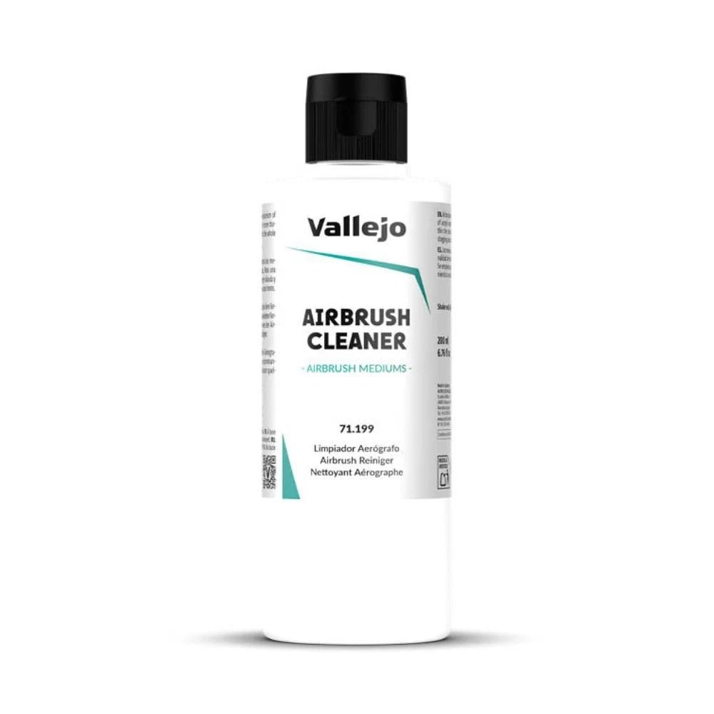 Vallejo – Airbrush Cleaner for Acrylic Paints 200 Ml. (6.76 Fl.Oz.)