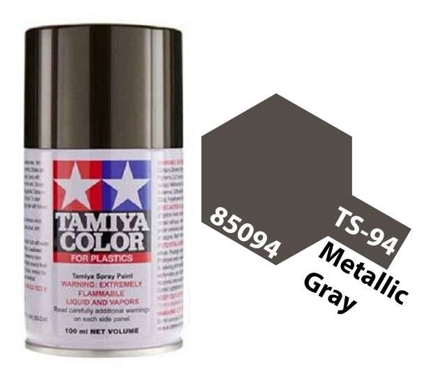 Tamiya 85094 TS-94 Metallic Gray Lacquer Spray Paint 100ml – US Fast Ship