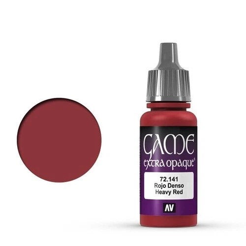 Vallejo Game Colour Fantasy Extra Opaque 17ml – 72.141 Heavy Red