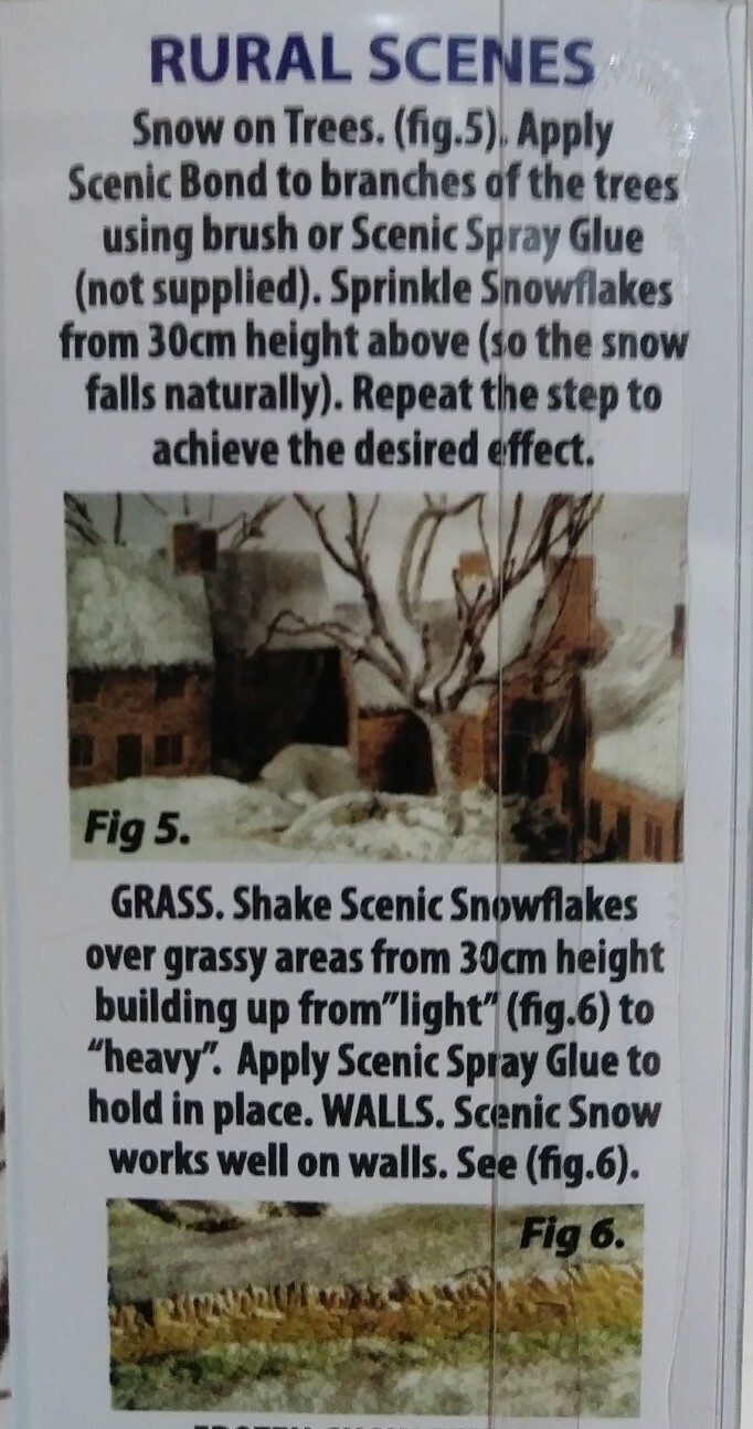Deluxe Materials BD 29, Scenic snow kit.