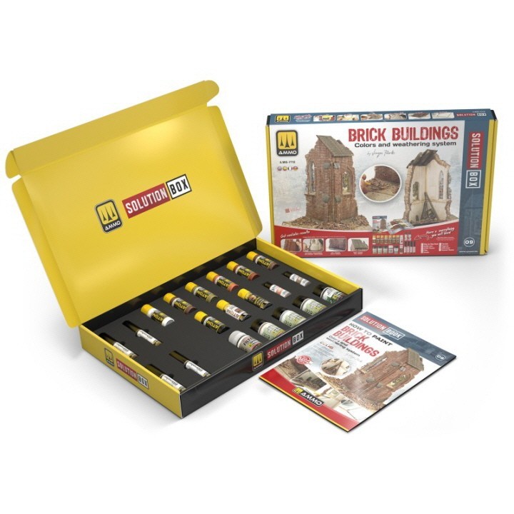 Mig Ammo #7710 SOLUTION BOX 09 – Brick Buildings