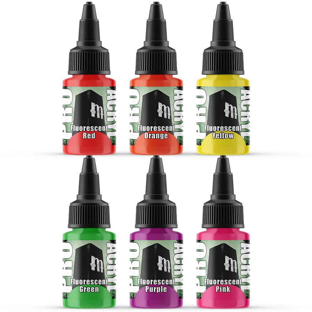 Monument Hobbies Pro Acryl Fluorescents Set New