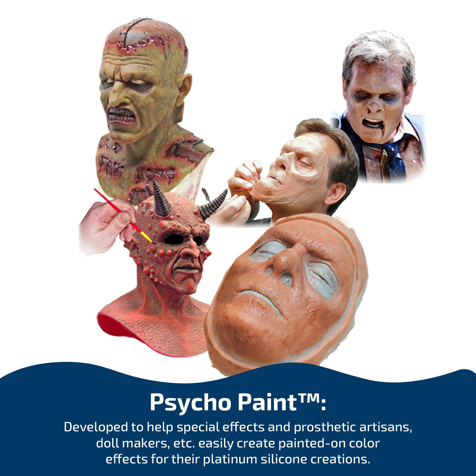 Psycho Paint – Platinum Silicone Base – 8 8 Ounce (Pack of 1), clear