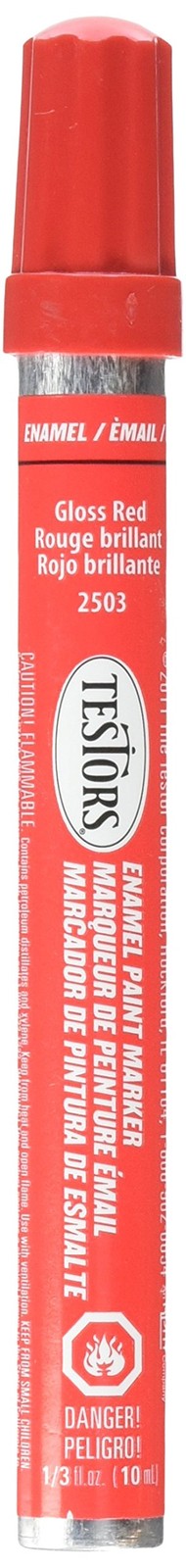 Gloss Red Enamel Paint Marker Pen 1 Fl Oz Needle Tip Fluid Model Hobby Tool