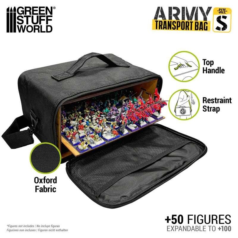 Army Transport Bag – S – Modeling – Miniatures case compatible with Warhammer