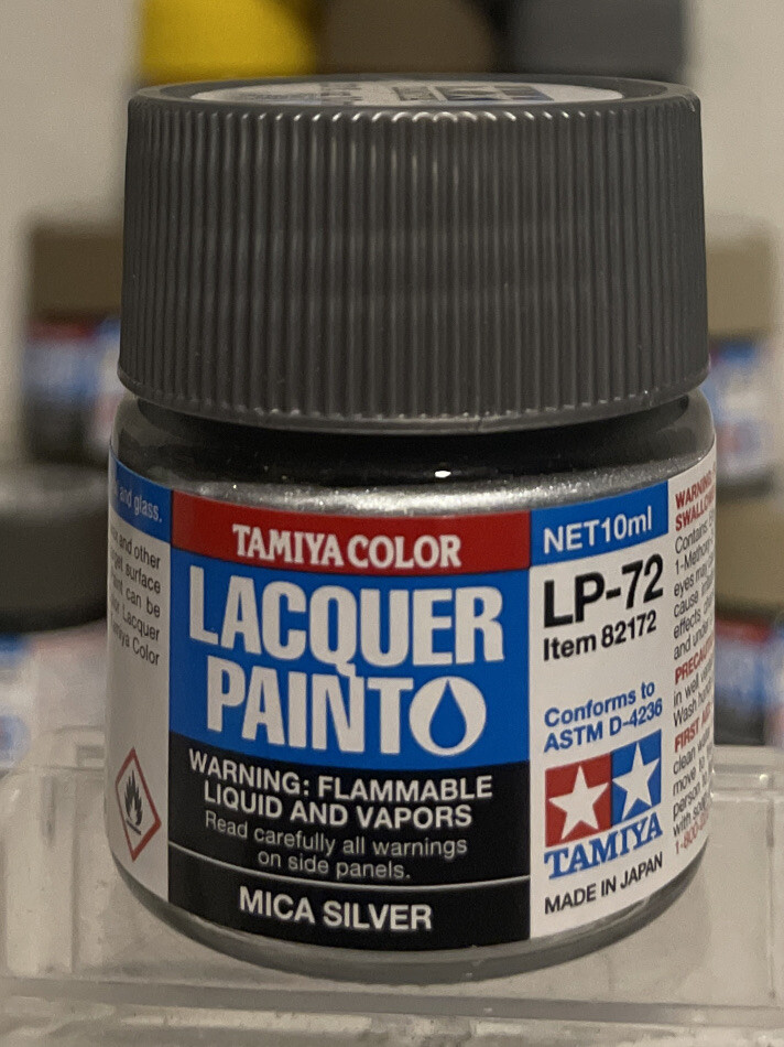 Tamiya LP-72 Mica Silver, 10ml.