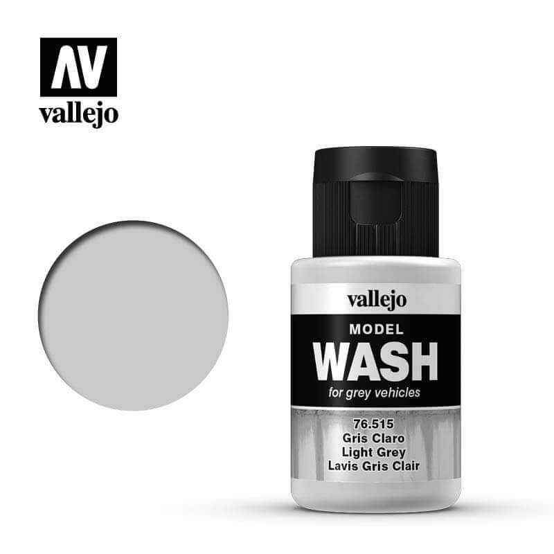 Vallejo Light Gray Model Wash 35ml Bottle 76.515