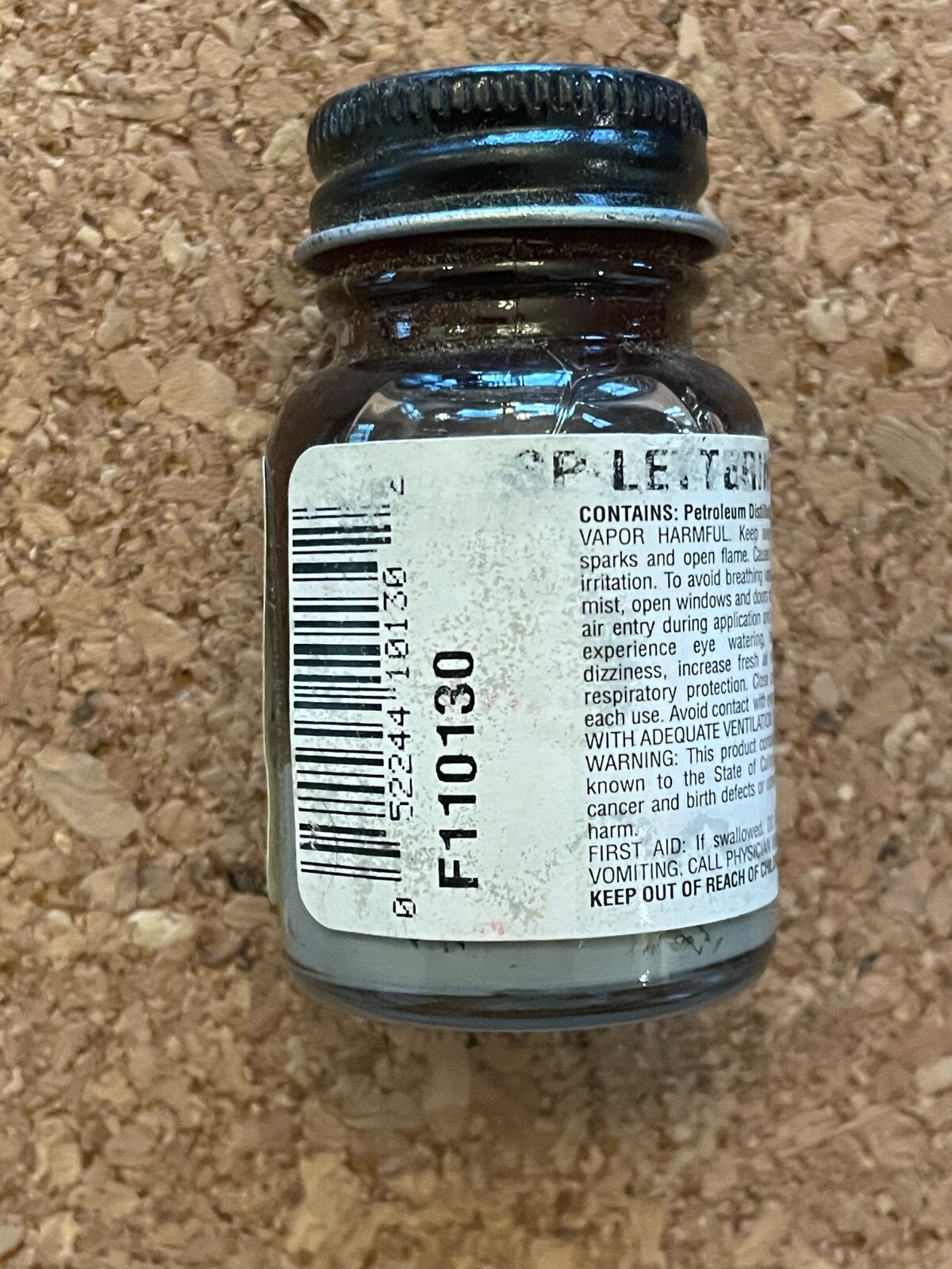 New Bottle of Vintage Floquil – 110130 – SP Lettering Gray – 1oz