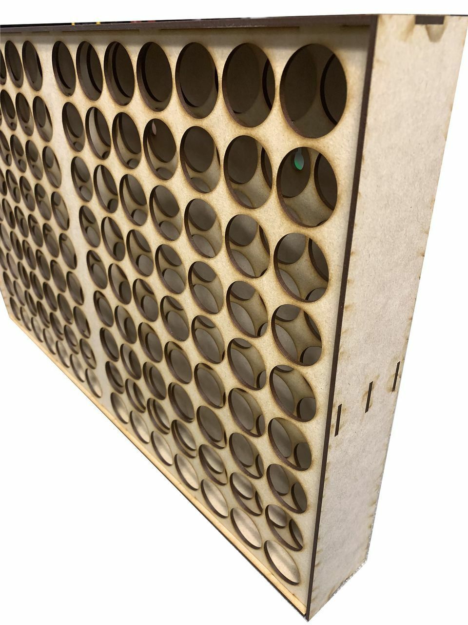 Wood Paint Bottle Rack Organizer for Vallejo Paint – 216 Bottle Wall Mountable –