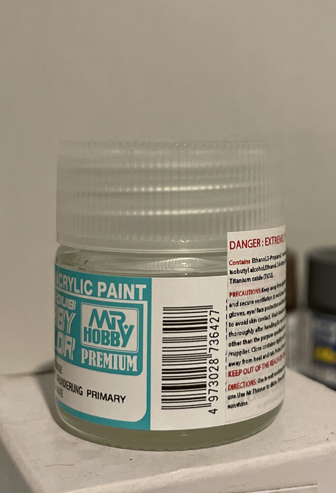 Gunze Sangyo Mr Hobby acrylic paint H-104, Premium Flat Base 10ml.