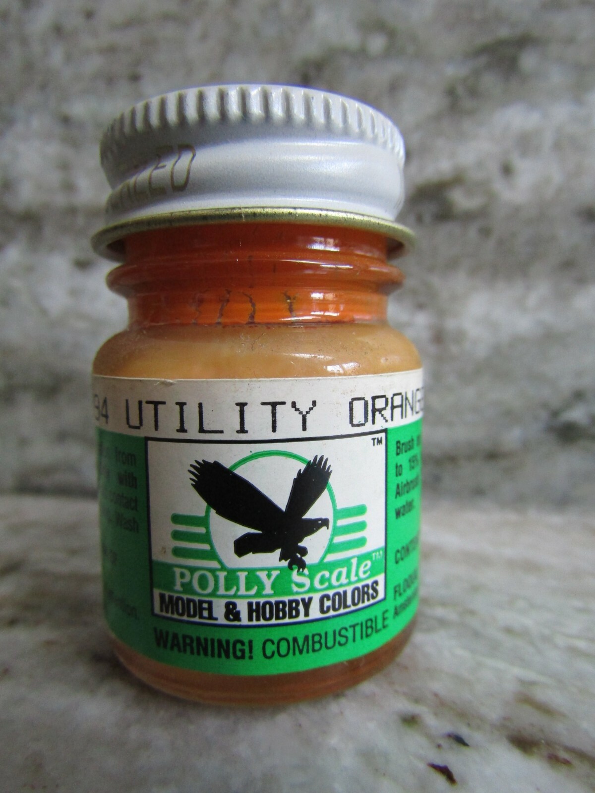 FLOQUIL POLLY SCALE MILITARY MODEL & HOBBY PAINT .5oz .5 OUNCE – UTILITY ORANGE