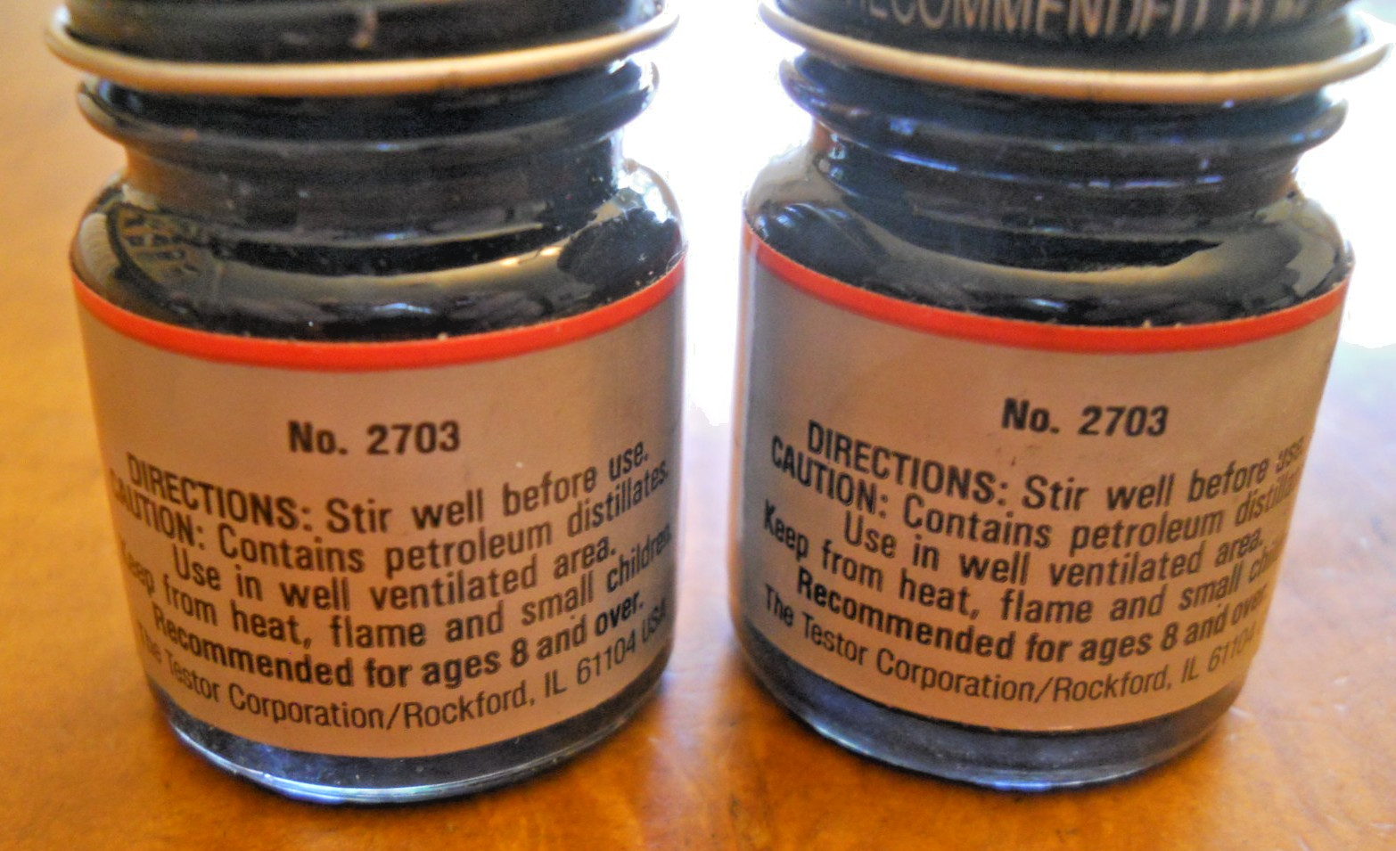 TESTORS #2703 MODEL MASTER COPENHAGEN BLUE METALLIC 1/2OZ ENAMEL PAINT, NEW, 2EA