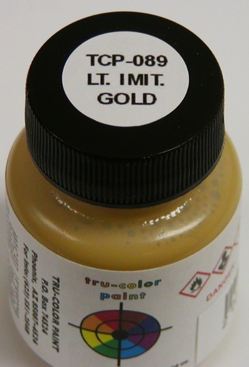 Tru-Color Paint TCP-089 Light Imitation Gold 1oz Bottle