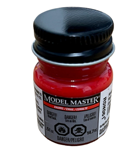 (6 BOTTLES) NEW TESTORS Model Master 0.5 oz paint GUARDS RED Enamel 2718