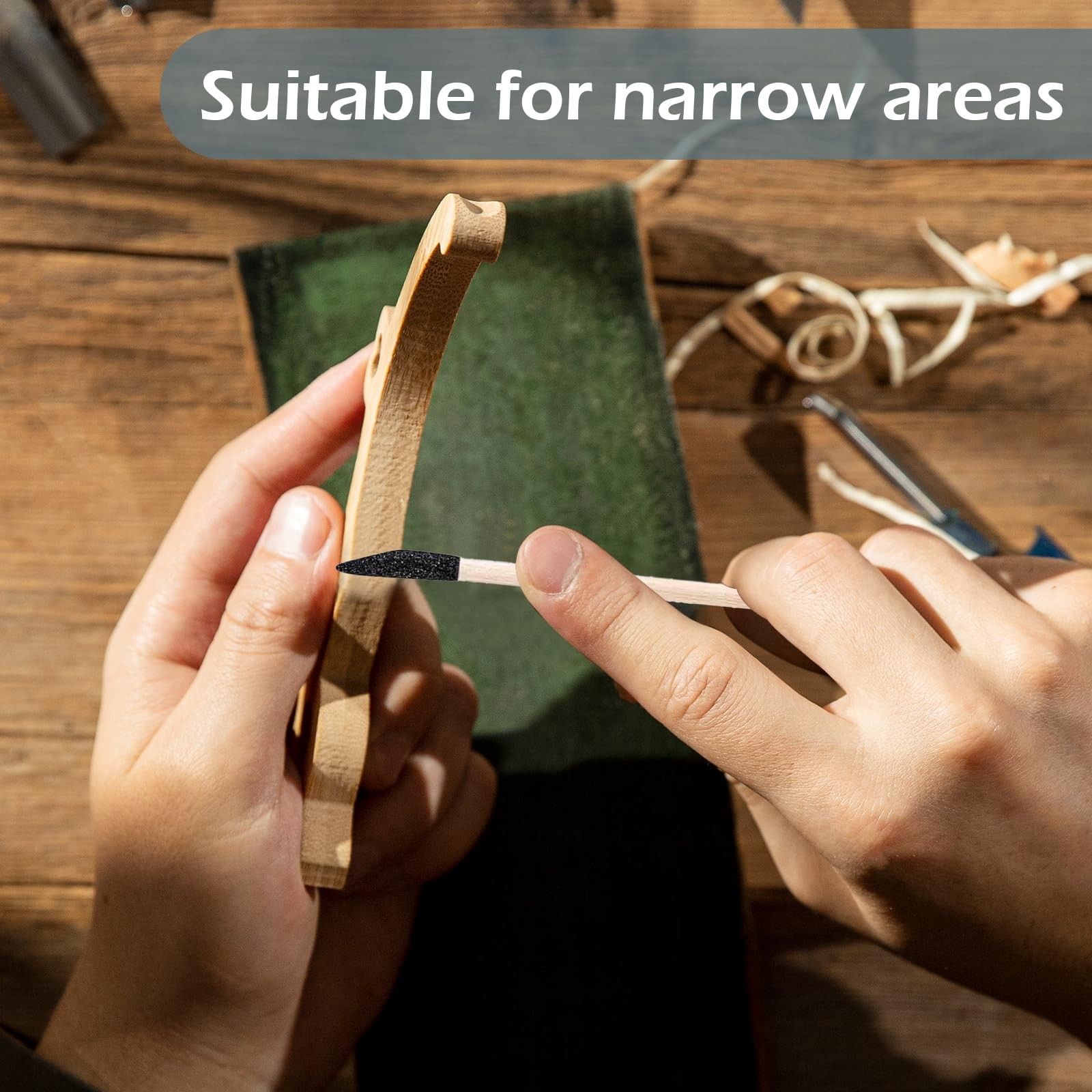 Sanding Sticks 30 Pcs, Double-Ended Sanding Tools for Wood Plastic Models,