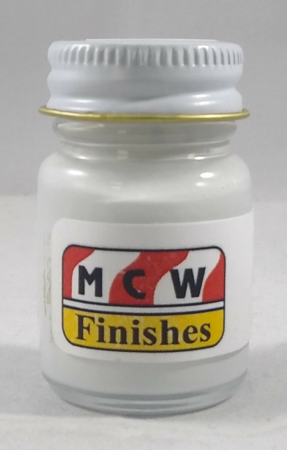 MCW Finishes Gloss White 10008E Enamel Model Paint for Auto, Military, Aircraft
