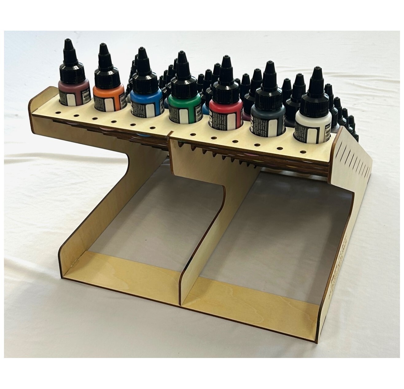 Typhoon 65 bottle Pro Acrylic paint rack, monument hobbies, hobby storage