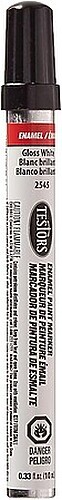 Testors WHITE ENAMEL PAINT MARKER – #2545