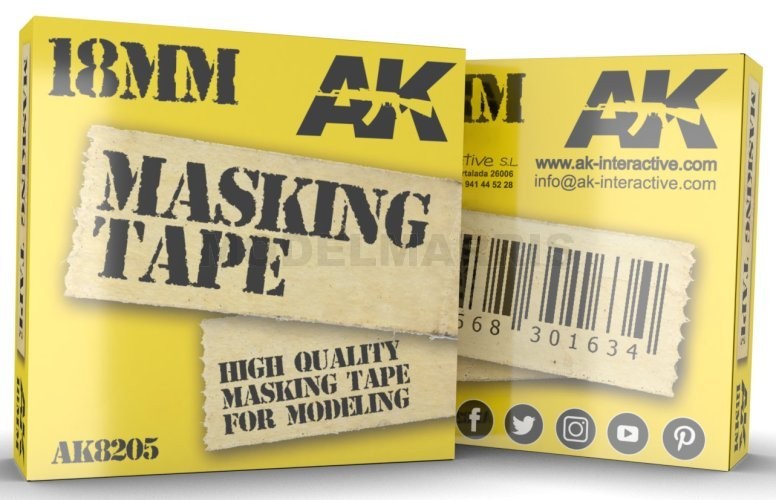 Ak Ak-8205 Masking Tape 18 mm