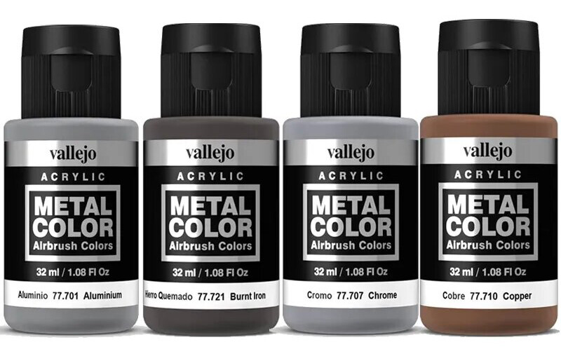 Vallejo Metal Color Acrylic Paint Series 35ml