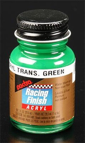 Pactra R/C Acrylic Transparent Green 1 oz – Hobby and Model Acrylic Paint