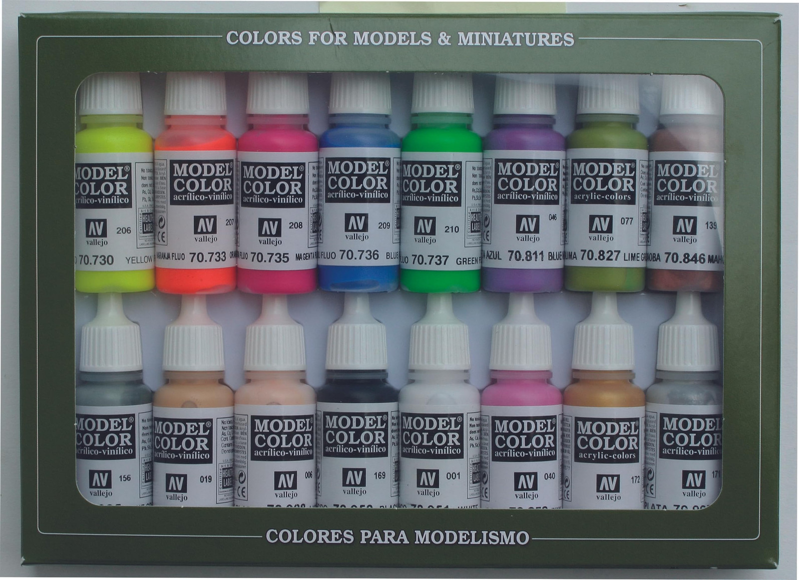 Acrylic Wargames Special Set #12, 17ml, 0.57 Fl Oz (Pack of 16)