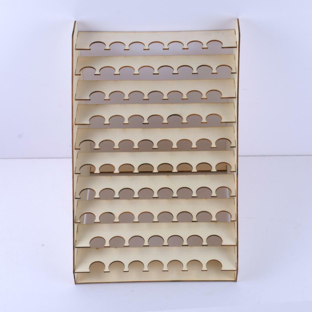 1 piece DIY Wooden Pigment Paint Rack Paint Modular Organizer Storage Stand Tool