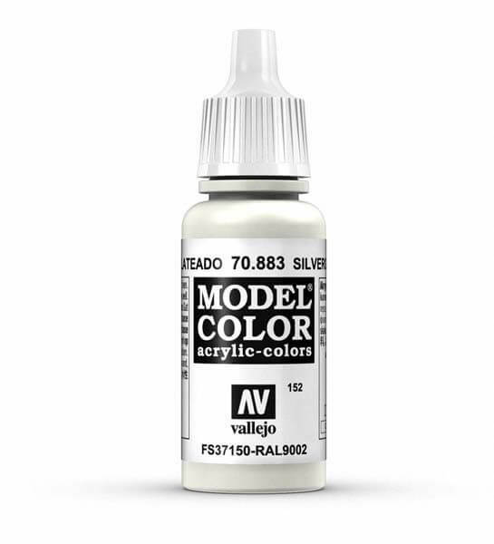 Vallejo Silver Grey Model Color 17ml Acrylic Paint 70.883