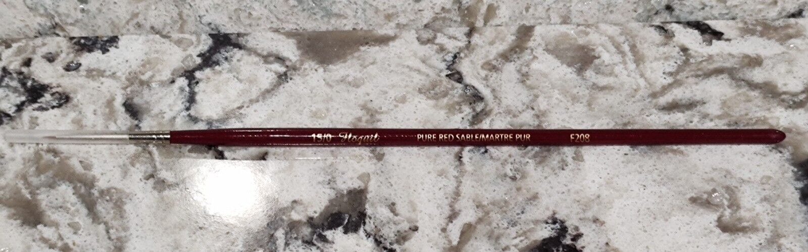FLOQUIL PAINT BRUSH – 15/0 PURE RED SABLE – MADE IN THE USA – F208