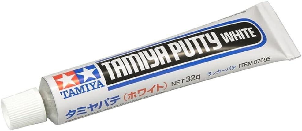 TAMIYA PUTTY WHITE TAM 87095 ADHESIVES FILLER PAINT MADE IN JAPAN 32g X 5 SET