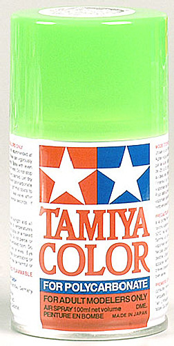 Tamiya PS-28 Fluorescent Green Poly-carbonate Spray Paint 86028