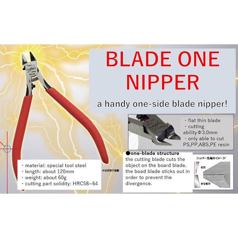 God Hand Godhand GH-PN-120 Red Blade Single Blade Nipper Plastic Model Kit