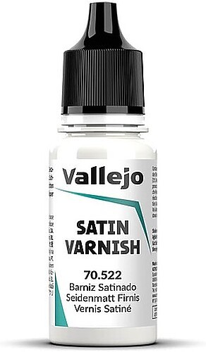 Vallejo SATIN VARNISH 17ml – Hobby and Model Acrylic Paint – #70522