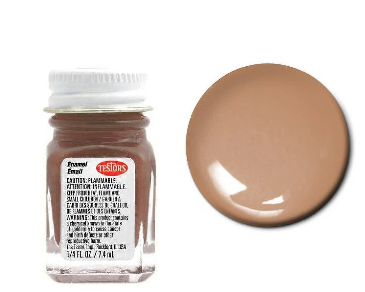 Testors 1141 Enamel Gloss Natural Wood 1/4 oz