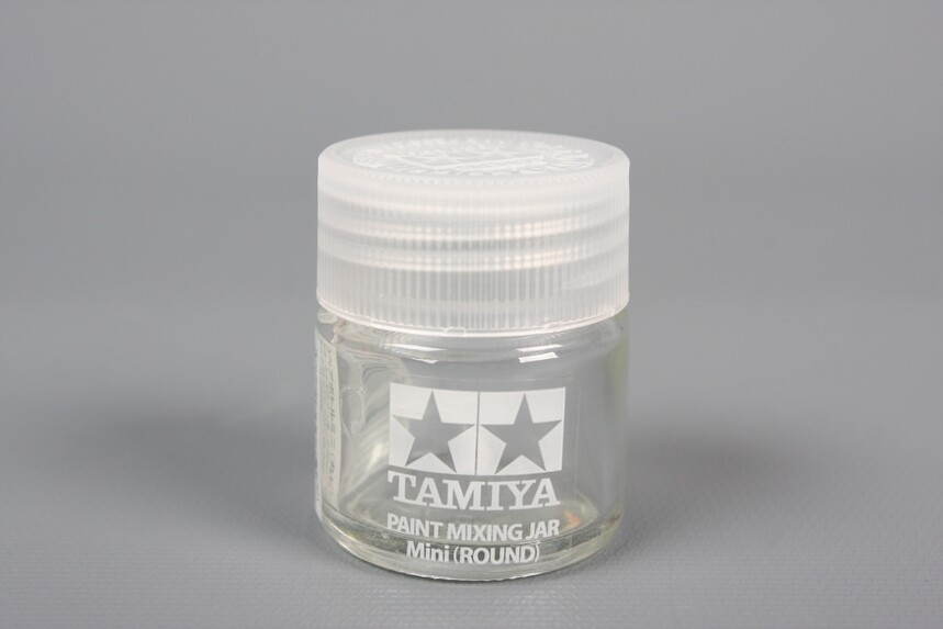 Tamiya 81044 Acrylic Paint Mixing Jar Mini Round Empty Bottle 10ml Craft Tools