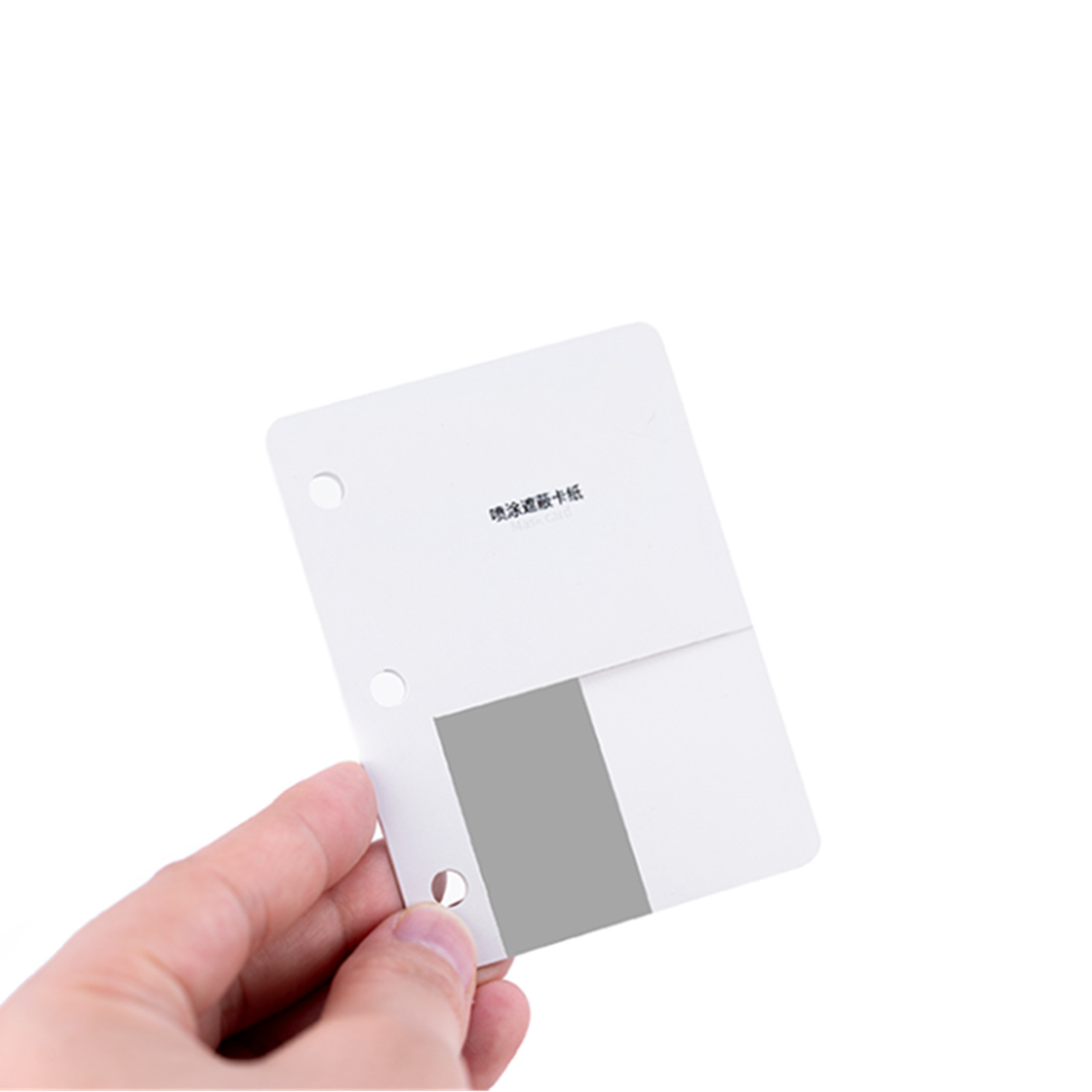 1 Set Model Paint Recording Tool Background Color Test Card Spray Masking Card