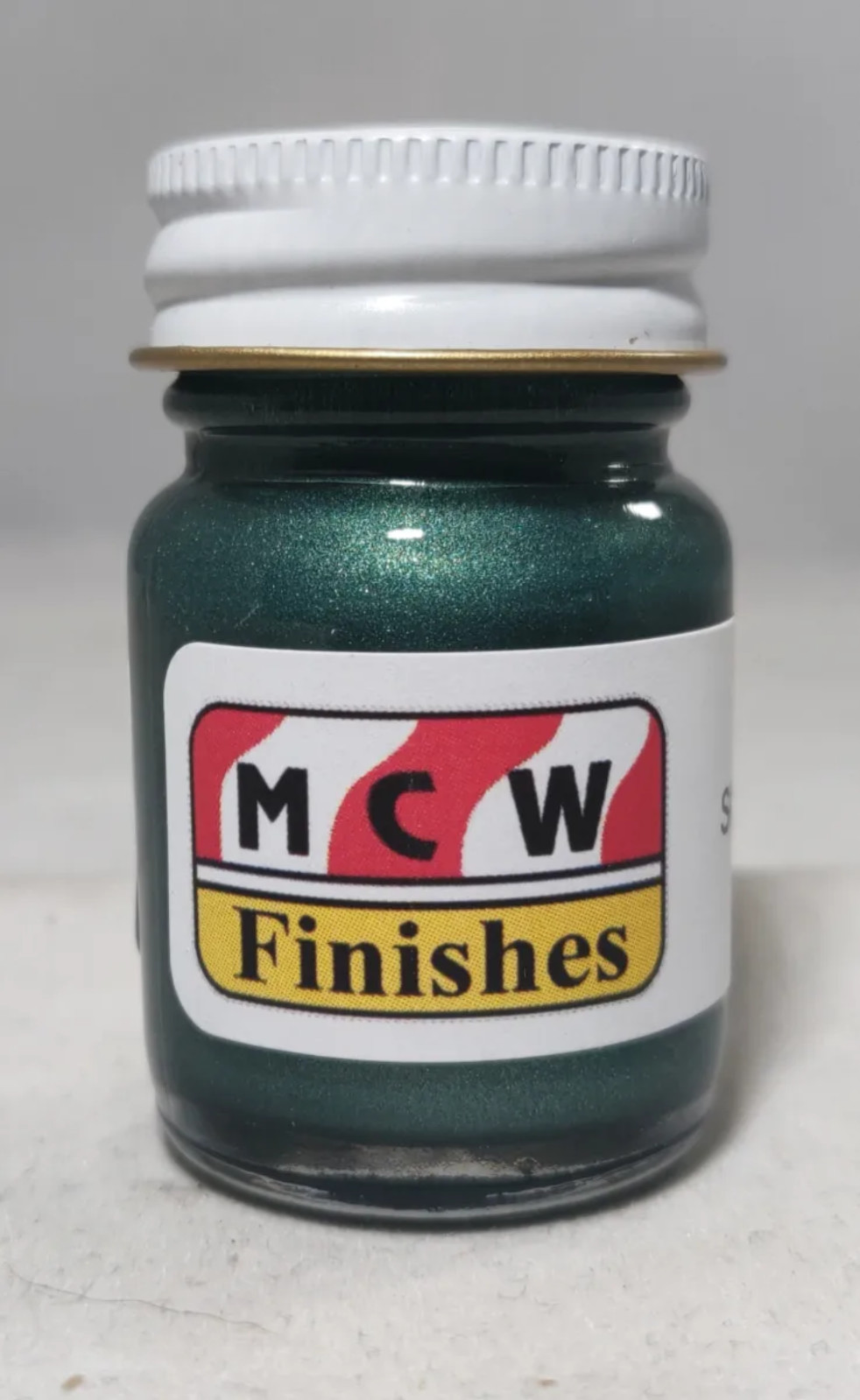MCW Finishes 6934E Silver Jade Met. Enamel Model Paint for Auto
