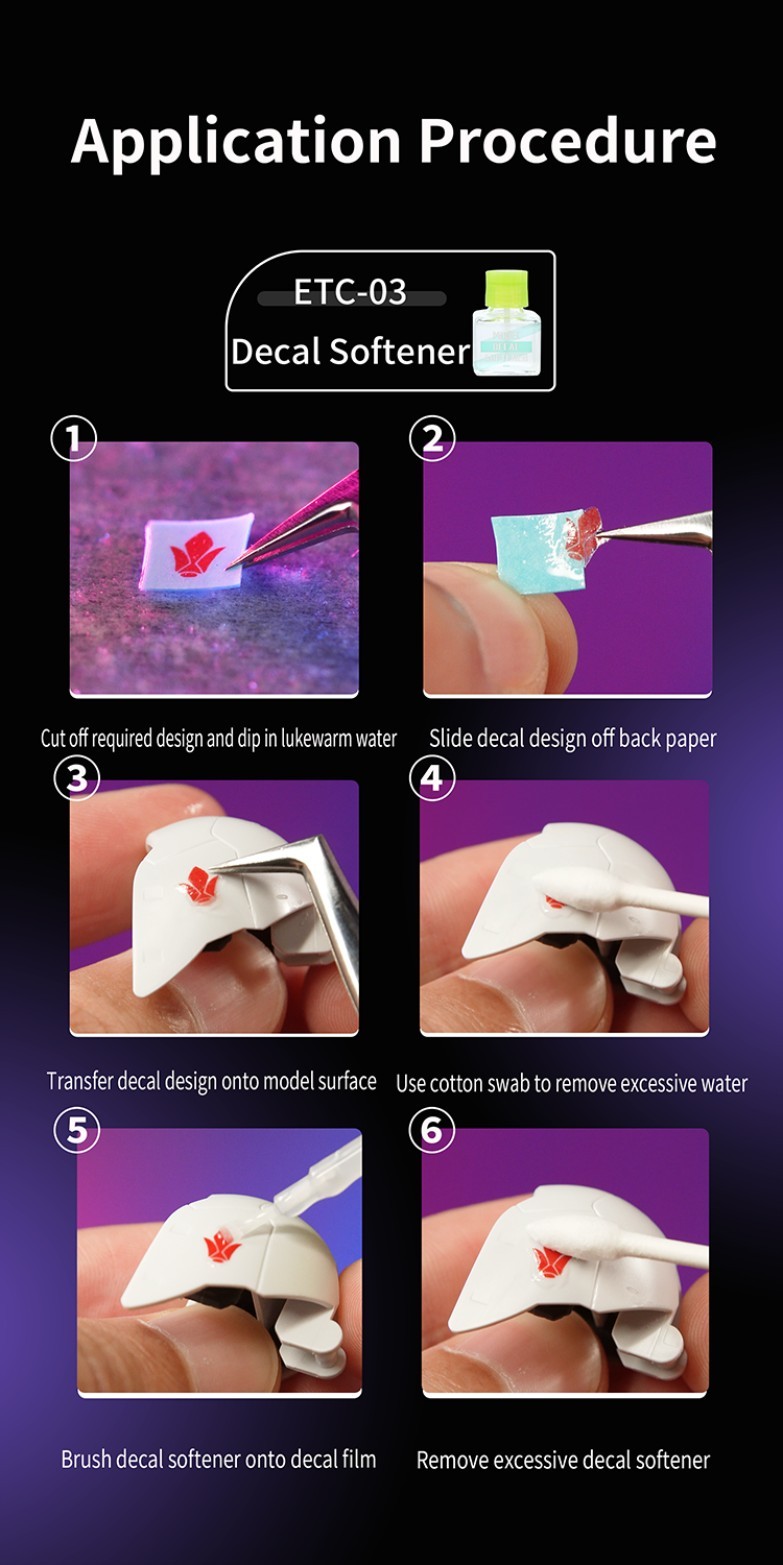 DSPIAE: Decal Softener | Adhesive Fixer – 40ml – ETC-03 | ETC-04