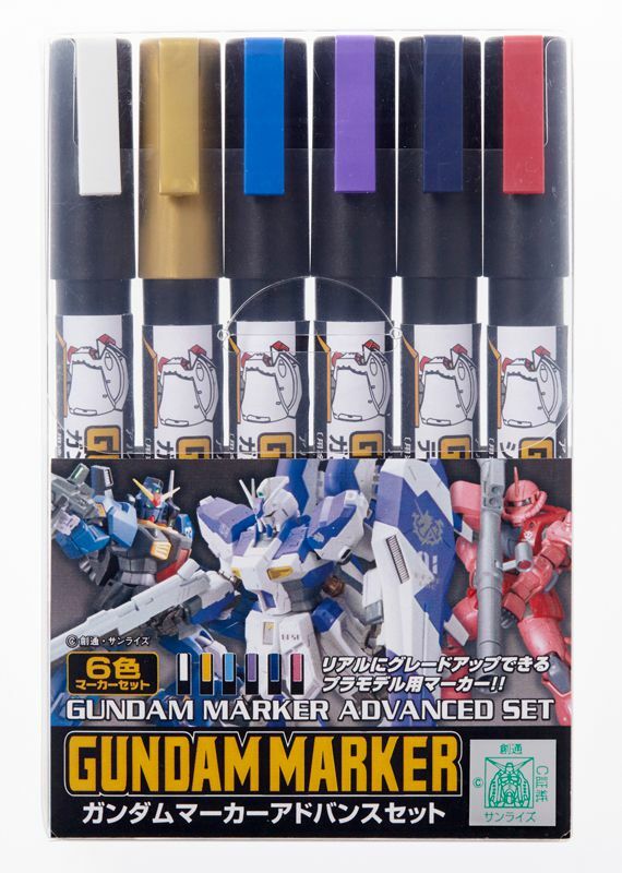 Gundam Marker Advanced Set 6 Color GMS124