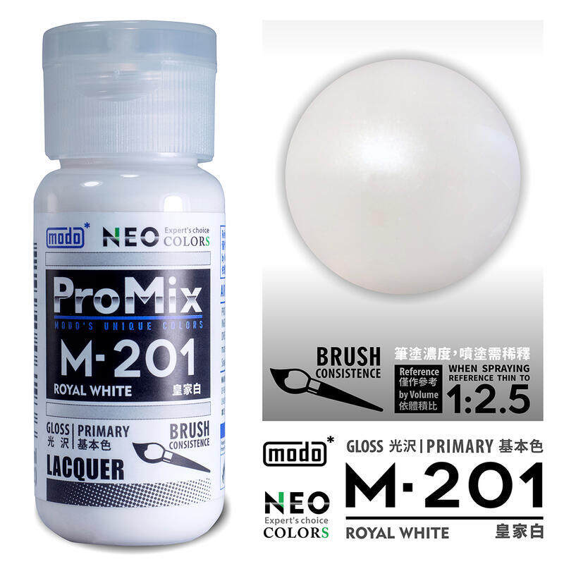 modo NEO Pro Mix Unique Colors Lacquer Paint M201-207 (30ml) Multiple Options
