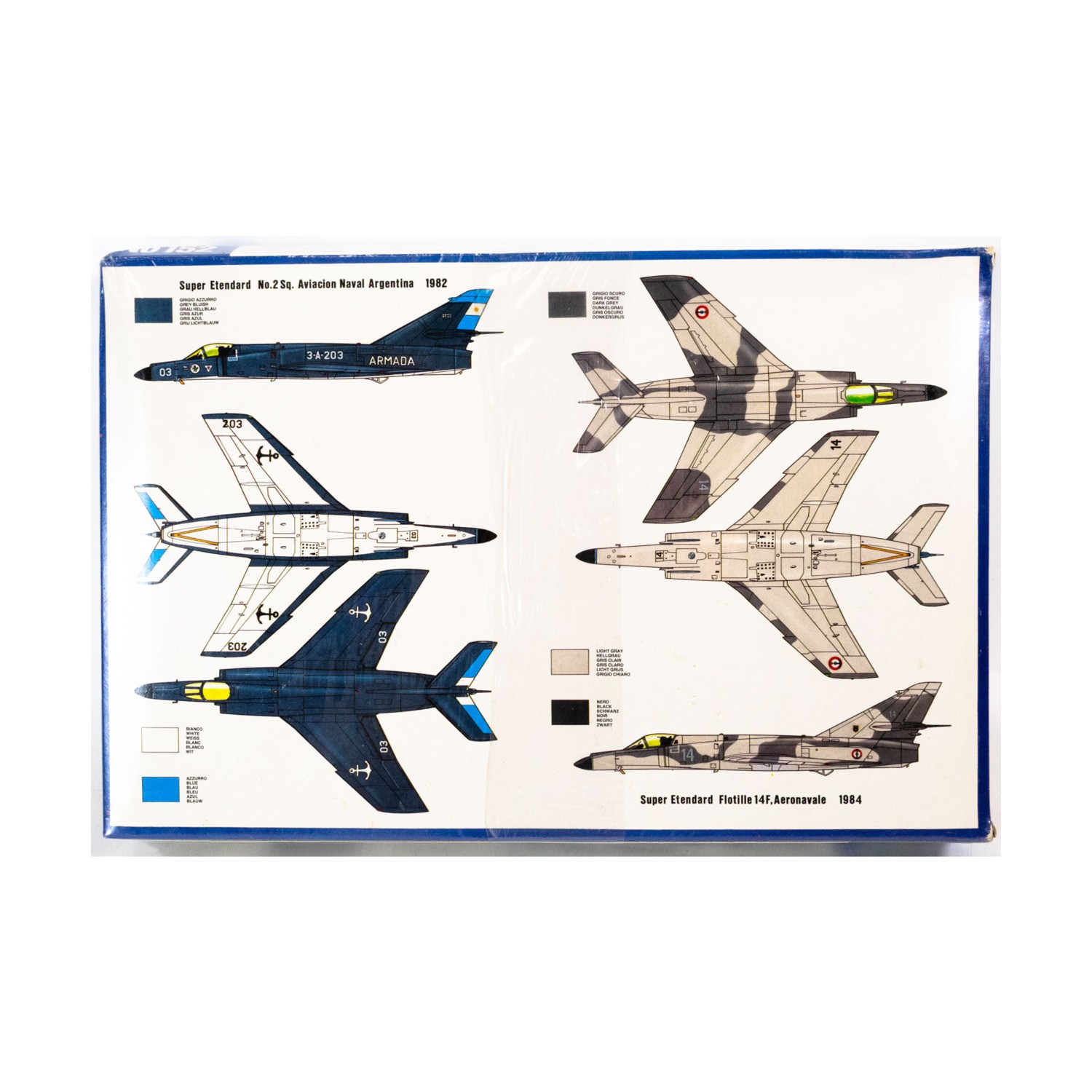 Italeri Model Kit Super Etendard with Exocet SW (VG+/New)