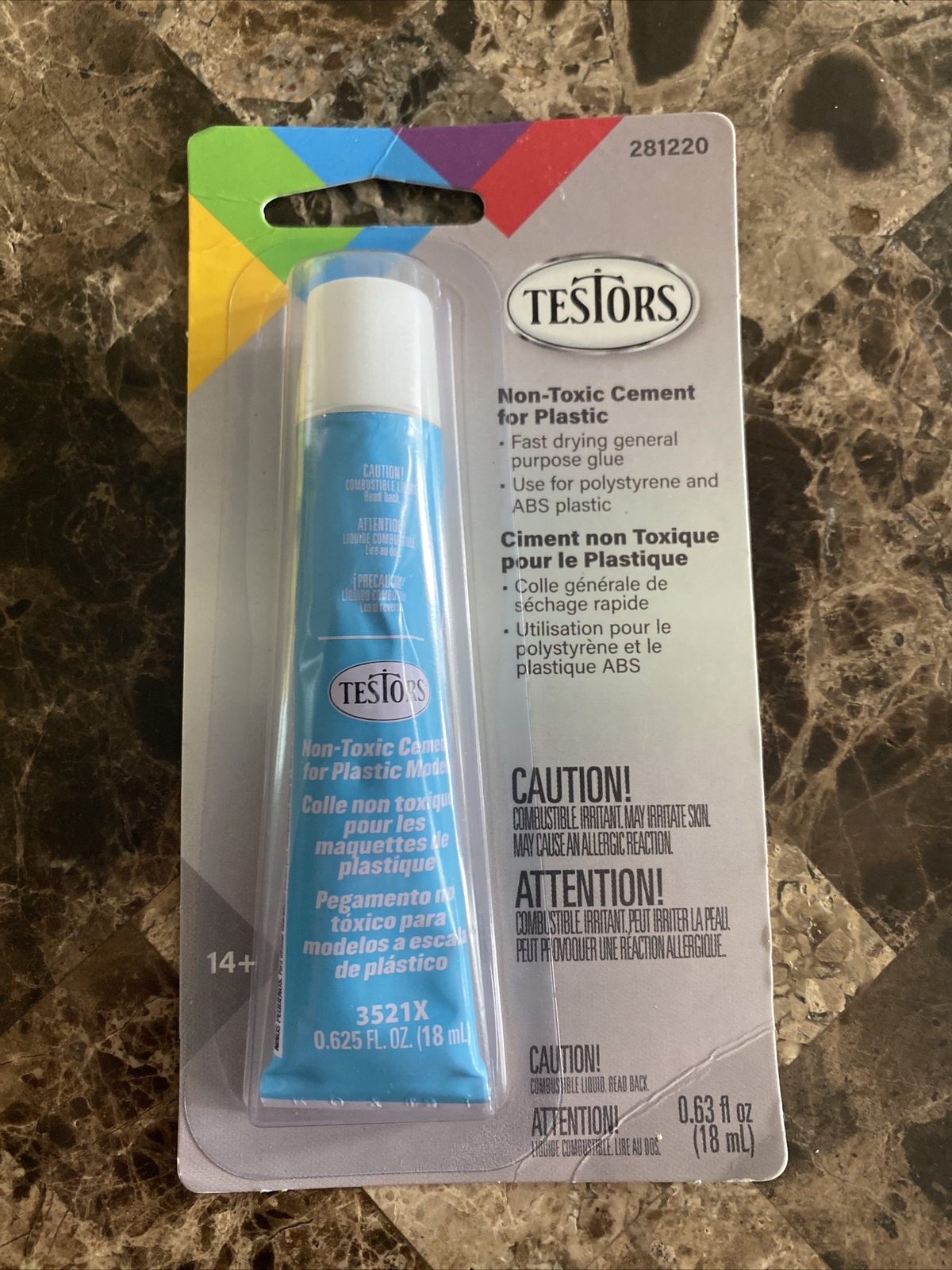 TESTORS NON TOXIC CEMENT FOR PLASTIC MODEL KITS