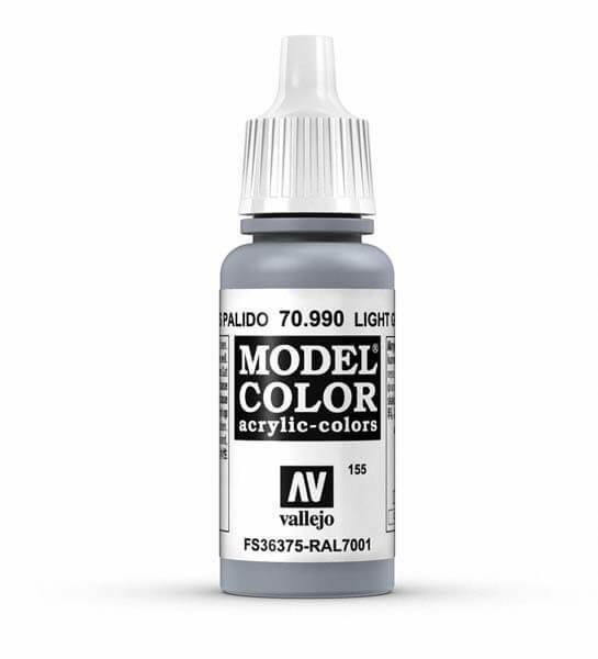 Vallejo Light Grey Model Color 17ml Acrylic Paint 70.99