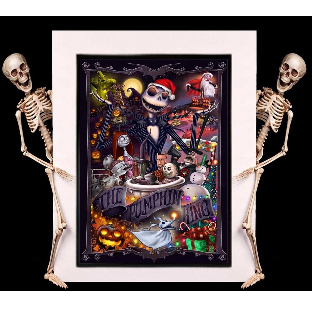 Halloween Diamond Art Kits for Adults,Diamond 12×16 inch, diamond art-26-02