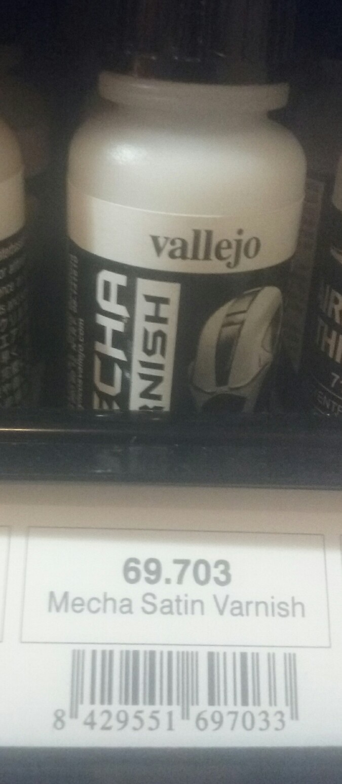 Vallejo MECHA COLOR acrylic paint 69.703, Satin Varnish.