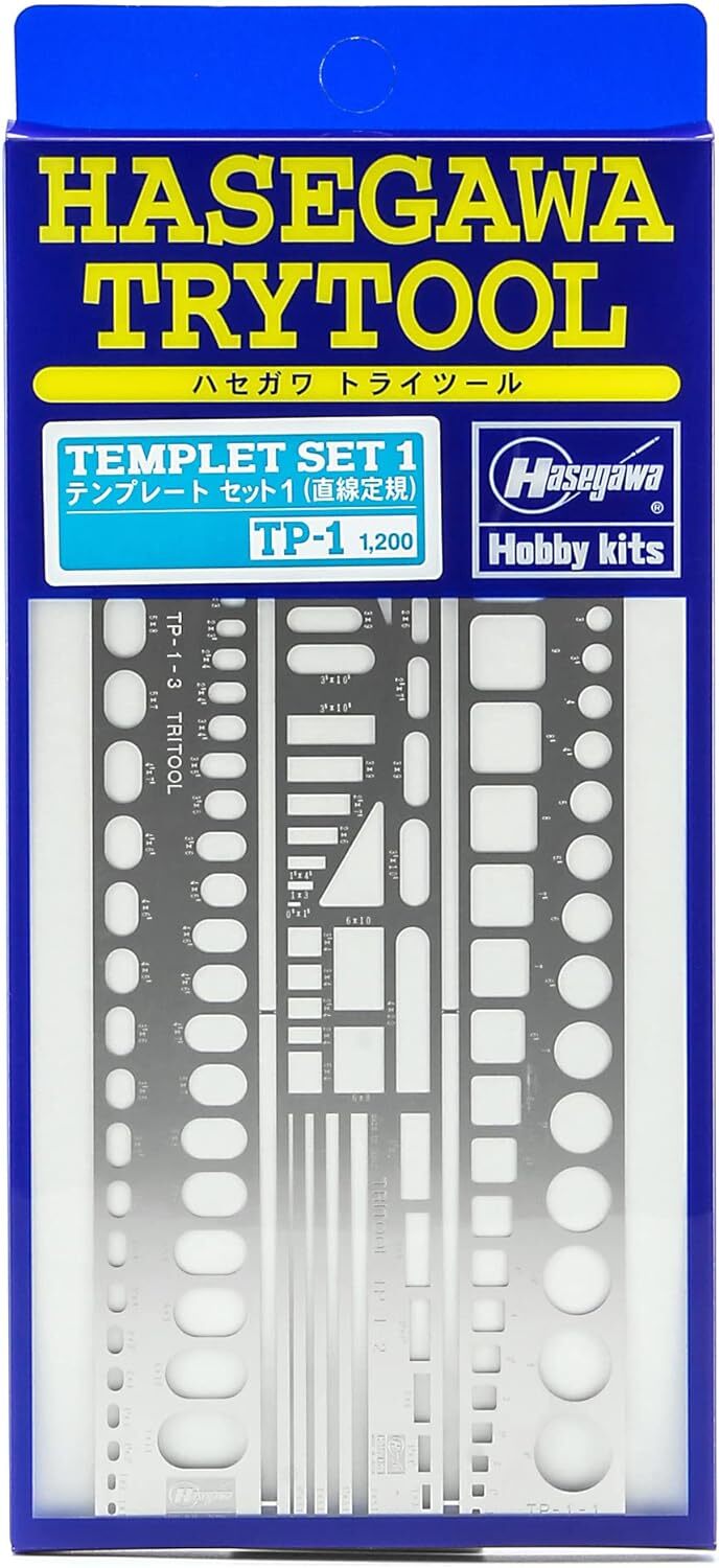Hasegawa Try Tool Template One Straight Edge TP-1 Hobby Scribing Tool New Japan