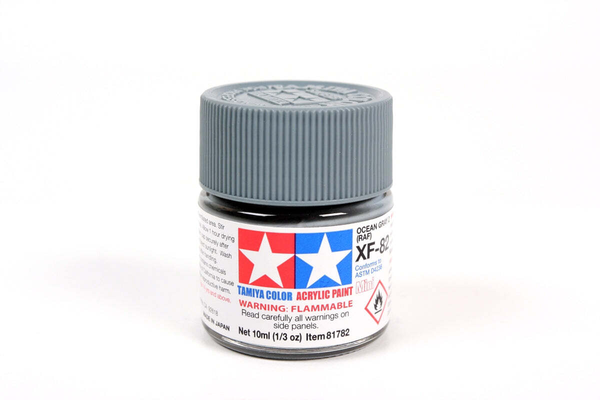 Tamiya 81782 XF-82 Ocean Gray 2 (RAF) Acrylic Mini Paint 10ml TAM81782 – US